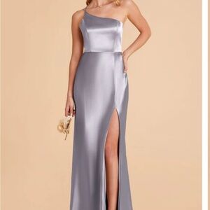 Satin bridesmaid dress